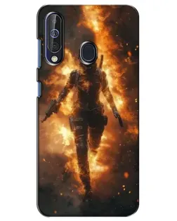Чохол для Samsung Galaxy A60 2019 (A605F) з картинкою «BMW — швидкість у дощі»