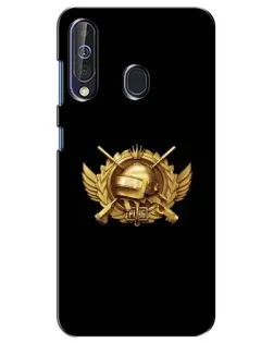Чохол для Samsung Galaxy A60 2019 (A605F) з картинкою «PUBG — помаранчевий градієнт»
