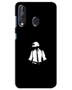 Чохол для Samsung Galaxy A60 2019 (A605F) з картинкою «PUBG — білий шолом»