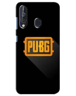 Чохол для Samsung Galaxy A60 2019 (A605F) з картинкою «PUBG — рамка лого»