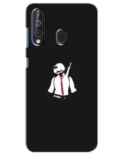 Чохол для Samsung Galaxy A60 2019 (A605F) з картинкою «PUBG — силует воїна»