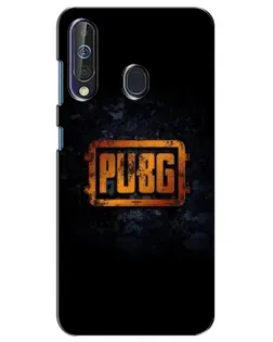 Чохол для Samsung Galaxy A60 2019 (A605F) з картинкою «PUBG — золотий логотип»