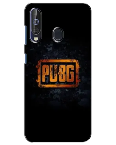 Чохол для Samsung Galaxy A60 2019 (A605F) з картинкою «PUBG — золотий логотип»