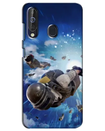 Чохол для Samsung Galaxy A60 2019 (A605F) з картинкою «Десант PUBG — стрибок»