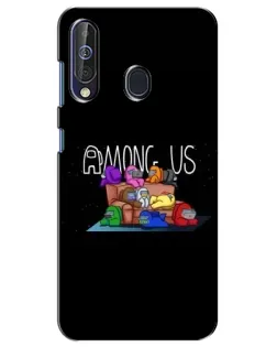 Чохол для Samsung Galaxy A60 2019 (A605F) з картинкою «Логотип Among Us»