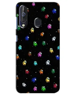 Чехол для Samsung Galaxy A60 2019 (A605F) с картинкой «Экипаж Among Us» Чехол для Samsung Galaxy A60 2019 (A605F) с картинкой «Экипаж Among Us»