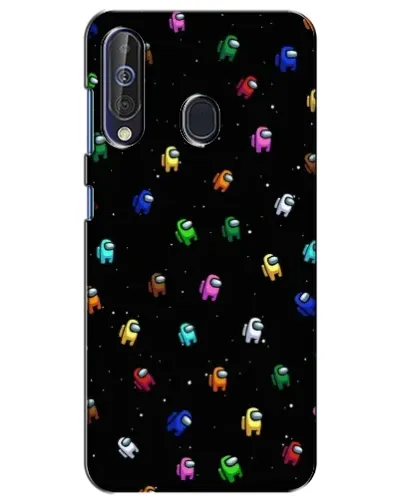 Чехол для Samsung Galaxy A60 2019 (A605F) с картинкой «Экипаж Among Us»