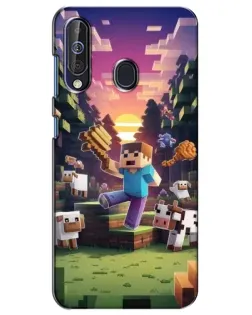 Чохол для Samsung Galaxy A60 2019 (A605F) з картинкою «Стів на фермі»