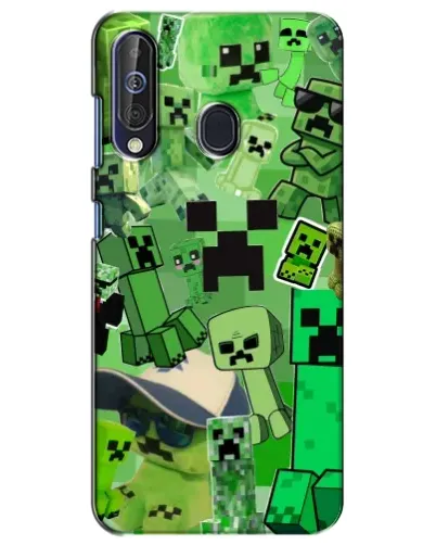 Чехол для Samsung Galaxy A60 2019 (A605F) с картинкой «Криперы Minecraft» Чехол для Samsung Galaxy A60 2019 (A605F) с картинкой «Криперы Minecraft»