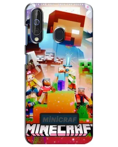 Чехол для Samsung Galaxy A60 2019 (A605F) с картинкой «Minecraft герои игры» Чехол для Samsung Galaxy A60 2019 (A605F) с картинкой «Minecraft герои игры»