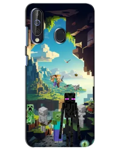 Чехол для Samsung Galaxy A60 2019 (A605F) с картинкой «Эндермен в лесу» Чехол для Samsung Galaxy A60 2019 (A605F) с картинкой «Эндермен в лесу»