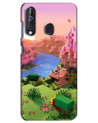 Чехол для Samsung Galaxy A60 2019 (A605F) с картинкой «Розовое дерево Minecraft» Чехол для Samsung Galaxy A60 2019 (A605F) с картинкой «Розовое дерево Minecraft»