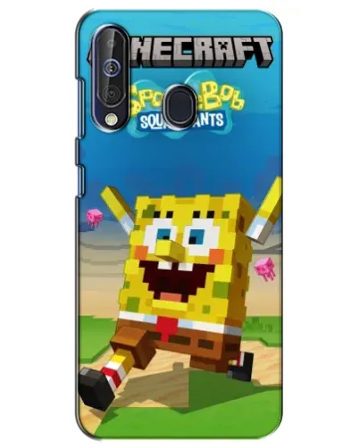 Чохол для Samsung Galaxy A60 2019 (A605F) з картинкою «Губка Боб Minecraft» Чохол для Samsung Galaxy A60 2019 (A605F) з картинкою «Губка Боб Minecraft»