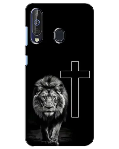 Чехол для Samsung Galaxy A60 2019 (A605F) с картинкой «Лев и Крест»