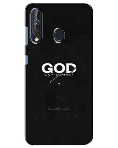Чехол для Samsung Galaxy A60 2019 (A605F) с картинкой «GOD — Бог над всем»