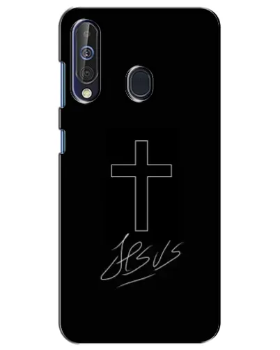 Чехол для Samsung Galaxy A60 2019 (A605F) с картинкой «Графический крест Jesus» Чехол для Samsung Galaxy A60 2019 (A605F) с картинкой «Графический крест Jesus»