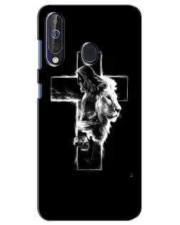 Чехол для Samsung Galaxy A60 2019 (A605F) с картинкой «Сияющий крест Jesus»