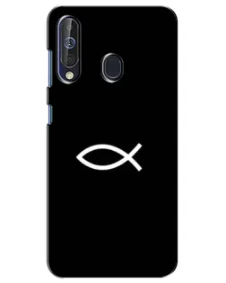 Чехол для Samsung Galaxy A60 2019 (A605F) с картинкой «Символ рыбы Jesus»
