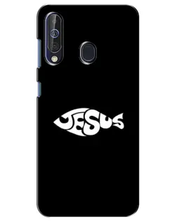 Чехол для Samsung Galaxy A60 2019 (A605F) с картинкой «Рыба Jesus»