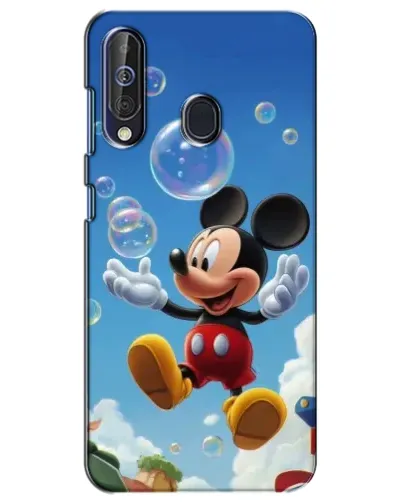 Чехол для Samsung Galaxy A60 2019 (A605F) с картинкой «Mickey и мыльные пузыри»