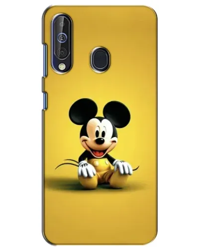 Чехол для Samsung Galaxy A60 2019 (A605F) с картинкой «Микки на желтом»