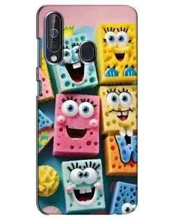 Чехол для Samsung Galaxy A60 2019 (A605F) с картинкой «Цветные губки»