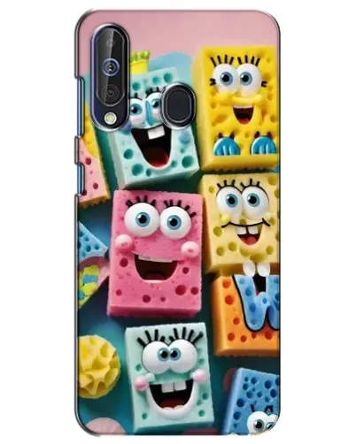 Чехол для Samsung Galaxy A60 2019 (A605F) с картинкой «Цветные губки» Чехол для Samsung Galaxy A60 2019 (A605F) с картинкой «Цветные губки»