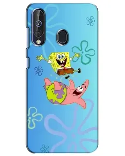 Чехол для Samsung Galaxy A60 2019 (A605F) с картинкой «Спанч Боб и Патрик»