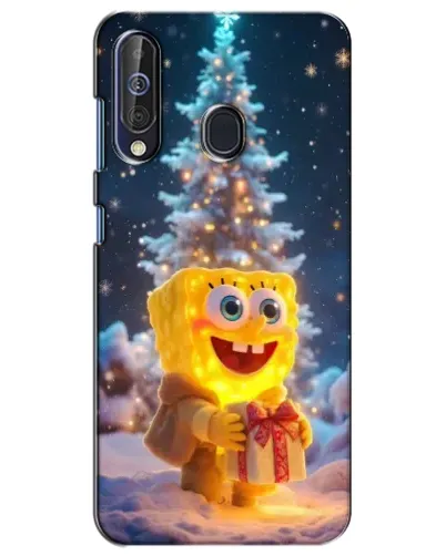 Чехол для Samsung Galaxy A60 2019 (A605F) с картинкой «Рождественский Спанч Боб» Чехол для Samsung Galaxy A60 2019 (A605F) с картинкой «Рождественский Спанч Боб»