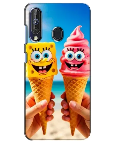 Чехол для Samsung Galaxy A60 2019 (A605F) с картинкой «Спанч Боб мороженое» Чехол для Samsung Galaxy A60 2019 (A605F) с картинкой «Спанч Боб мороженое»
