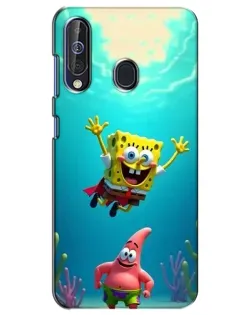 Чохол для Samsung Galaxy A60 2019 (A605F) з картинкою «Спанч Боб під водою»