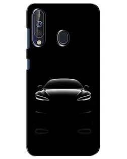Чохол для Samsung Galaxy A60 2019 (A605F) з картинкою «Силует Tesla Night»