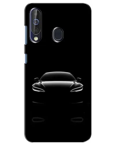 Чохол для Samsung Galaxy A60 2019 (A605F) з картинкою «Силует Tesla Night»