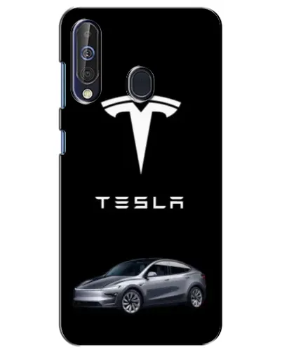 Чохол для Samsung Galaxy A60 2019 (A605F) з картинкою «Tesla Model Y»