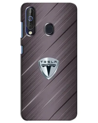 Чохол для Samsung Galaxy A60 2019 (A605F) з картинкою «Металева текстура Tesla»