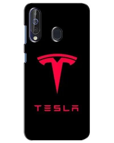 Чохол для Samsung Galaxy A60 2019 (A605F) з картинкою «Tesla Red Logo»