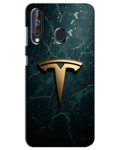 Чохол для Samsung Galaxy A60 2019 (A605F) з картинкою «Мармурова Tesla Gold»