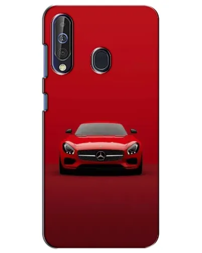 Чехол для Samsung Galaxy A60 2019 (A605F) с картинкой «Красный Mercedes AMG»