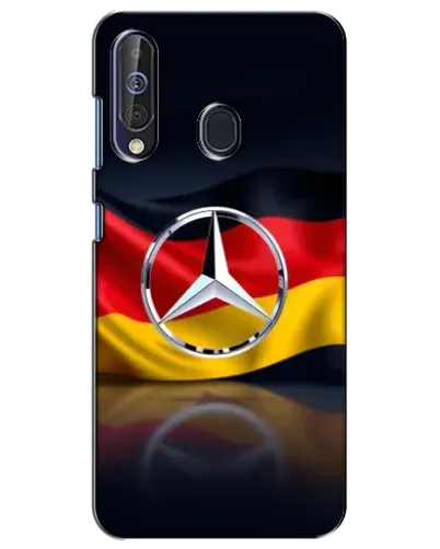 Чехол для Samsung Galaxy A60 2019 (A605F) с картинкой «Mercedes — флаг Германии»