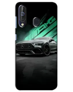 Чехол для Samsung Galaxy A60 2019 (A605F) с картинкой «Темный Mercedes AMG»