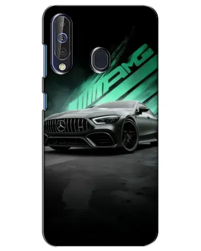 Чехол для Samsung Galaxy A60 2019 (A605F) с картинкой «Темный Mercedes AMG»