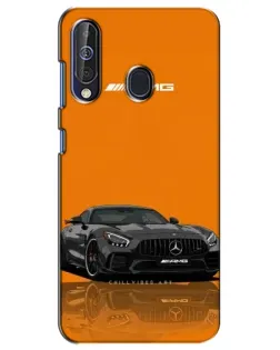 Чехол для Samsung Galaxy A60 2019 (A605F) с картинкой «Оранжевый Mercedes AMG»