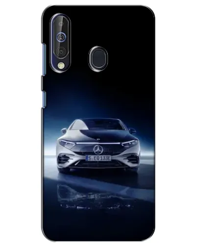 Чехол для Samsung Galaxy A60 2019 (A605F) с картинкой «Ночной Mercedes EQ»