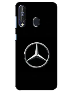 Чехол для Samsung Galaxy A60 2019 (A605F) с картинкой «Mercedes классический лого»