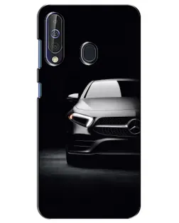 Чехол для Samsung Galaxy A60 2019 (A605F) с картинкой «Свет фар Mercedes»
