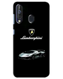 Чехол для Samsung Galaxy A60 2019 (A605F) с картинкой «Логотип Lamborghini классика»
