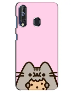 Чохол для Samsung Galaxy A60 2019 (A605F) з картинкою «Pusheen та печиво»