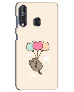 Чехол для Samsung Galaxy A60 2019 (A605F) с картинкой «Пушин на шариках»