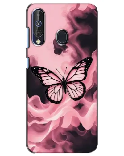 Чехол для Samsung Galaxy A60 2019 (A605F) с картинкой «Бабочка в дыму»