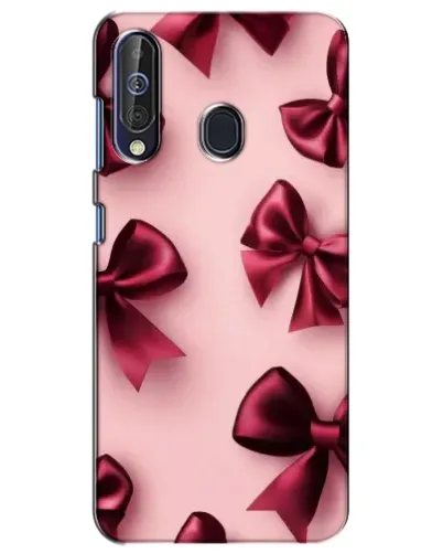 Чехол для Samsung Galaxy A60 2019 (A605F) с картинкой «Бордовый атлас»